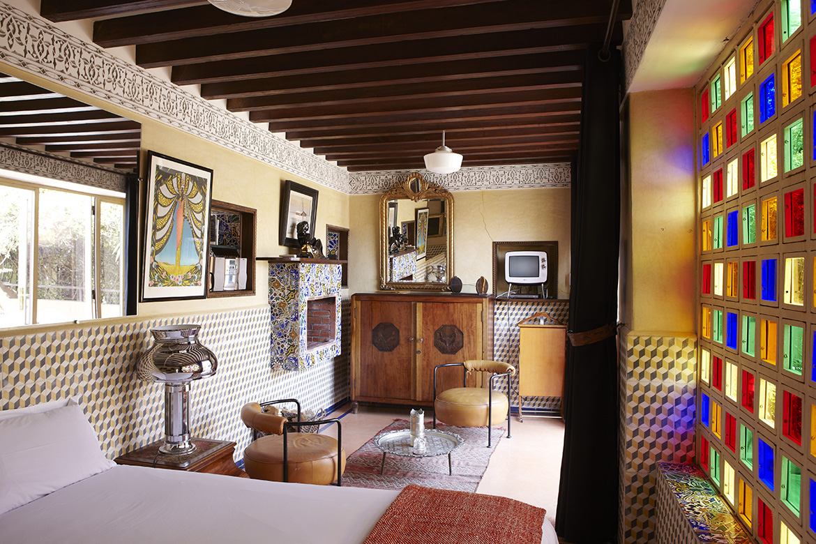 Rooms at Riad Malika, in the Marrakech medina